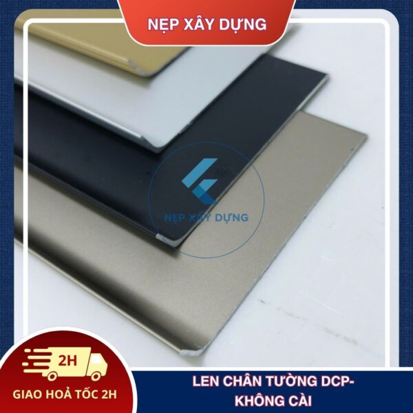 Len chân tường DCP- Không đế cài