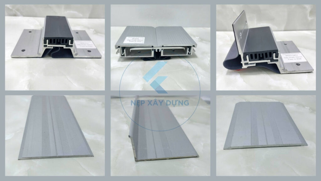 Ảnh thực tế nẹp nhôm khe co giãn