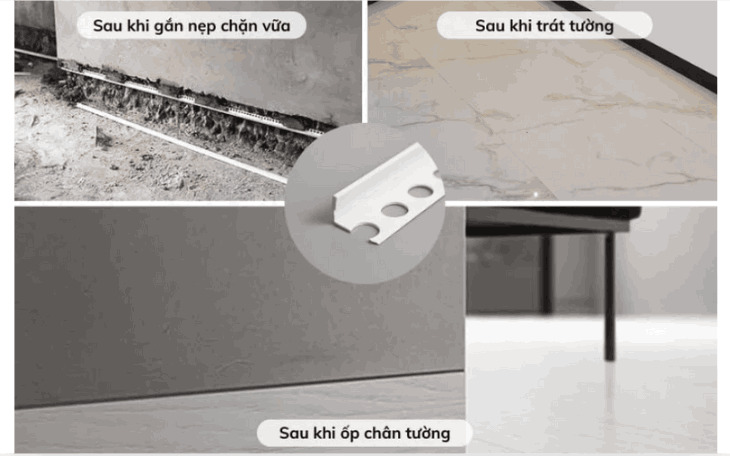 Nẹp chắn vữa