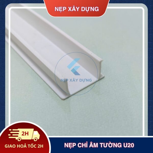 Nẹp chỉ âm tường U20