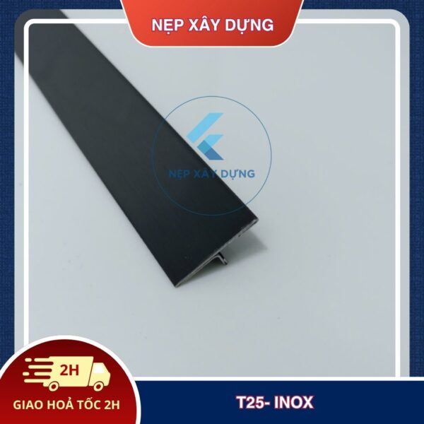Nẹp inox 304 T25mm