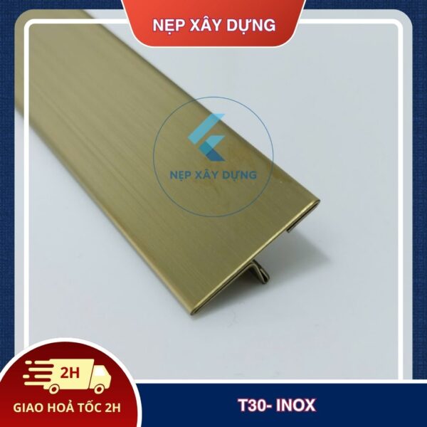 Nẹp inox 304 T30mm