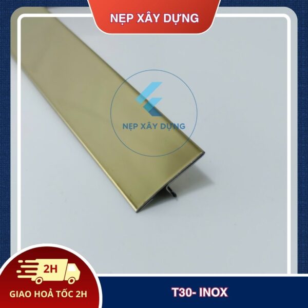 Nẹp inox 304 T30mm