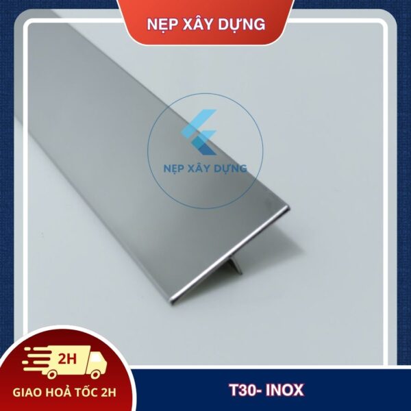 Nẹp inox 304 T30mm