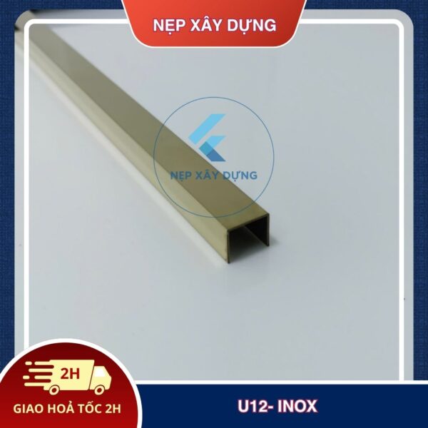 Nẹp inox U12