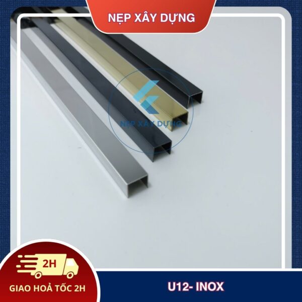 Nẹp inox U12