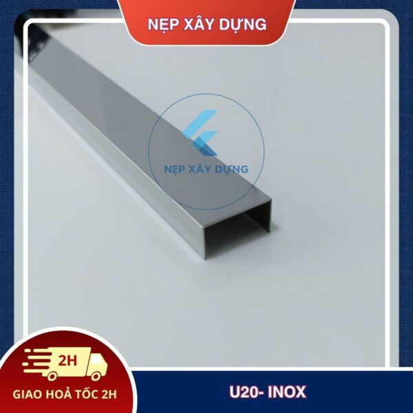 Nẹp inox U20