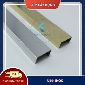 Nẹp inox U20