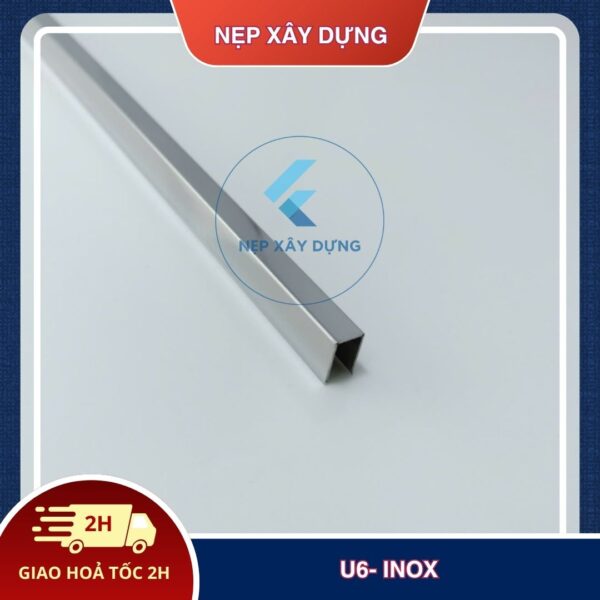 Nẹp inox U6