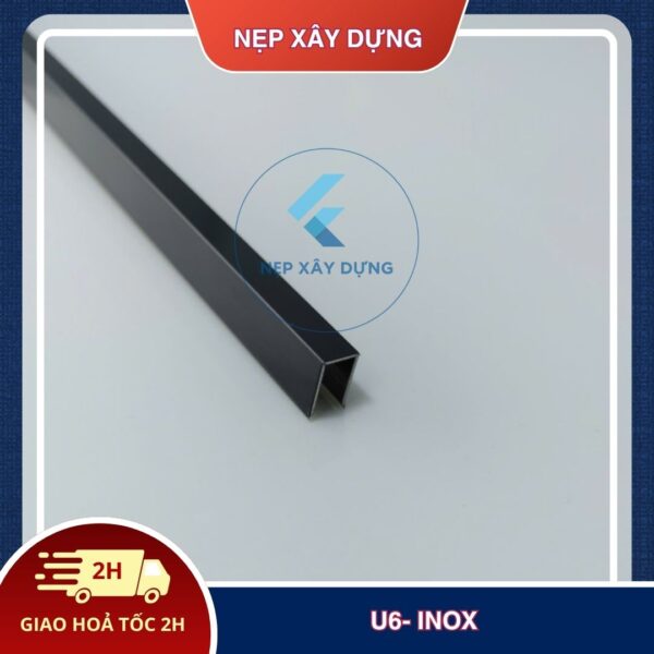 Nẹp inox U6