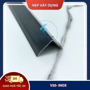 Nẹp inox v 304 20mm