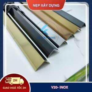 Nẹp inox v 304 20mm