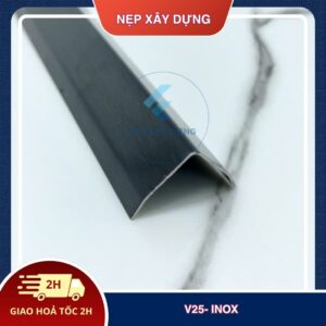 Nẹp inox v 304 25mm