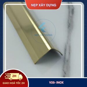 Nẹp inox v 304 25mm