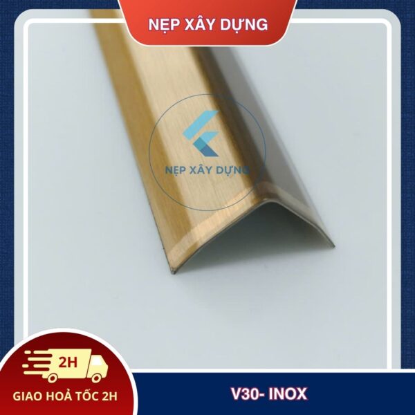 Nẹp inox v 304 30mm