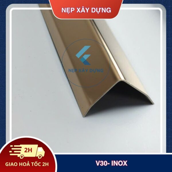 Nẹp inox v 304 30mm
