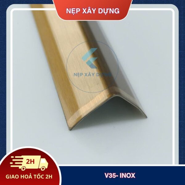 Nẹp inox v 304 35mm