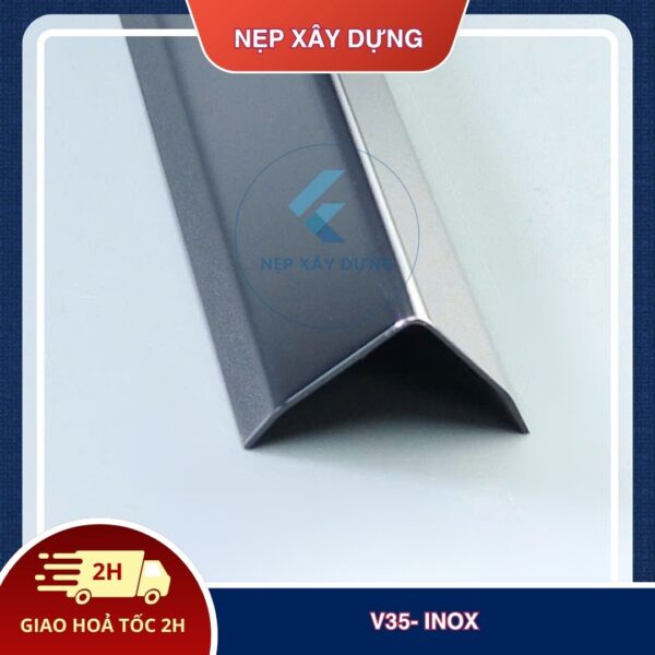 Nẹp inox v 304 35mm