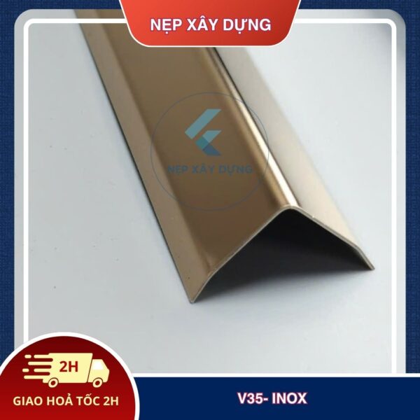 Nẹp inox v 304 35mm