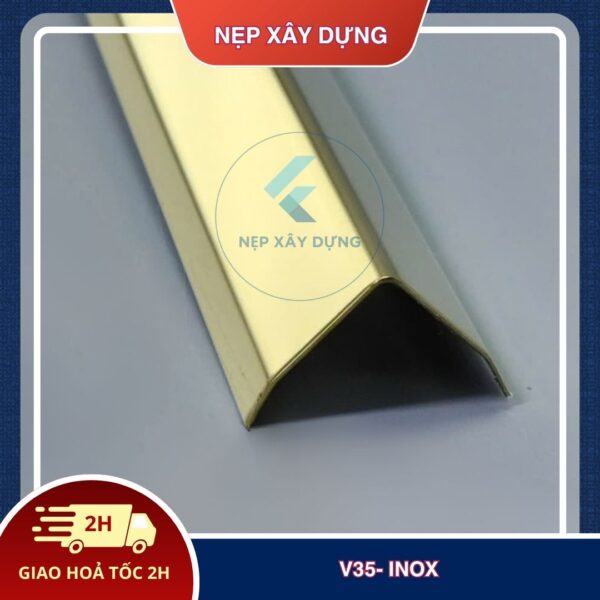 Nẹp inox v 304 35mm