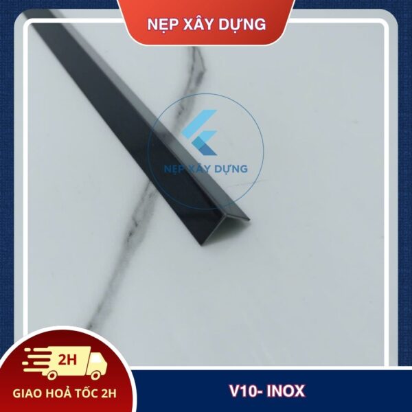 Nẹp inox v304 10mm