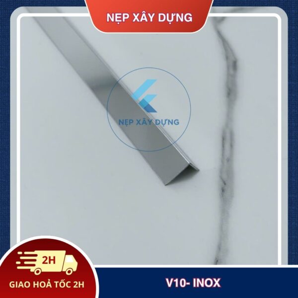 Nẹp inox v304 10mm