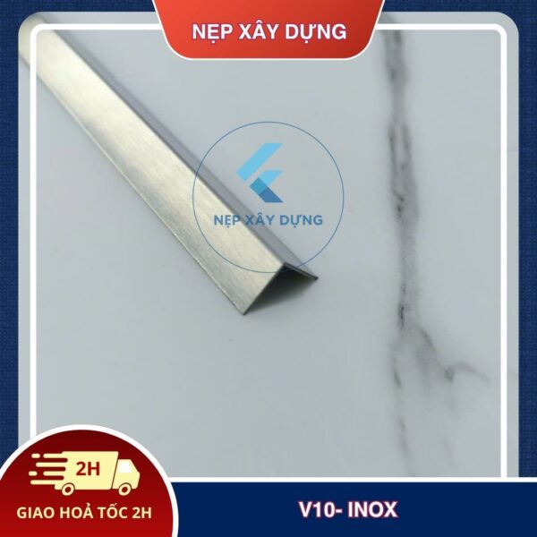 Nẹp inox v304 10mm
