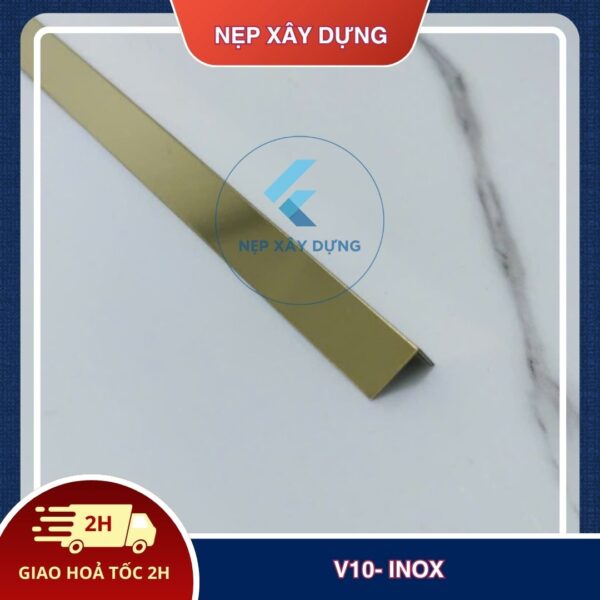 Nẹp inox v304 10mm