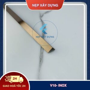 Nẹp inox v304 10mm