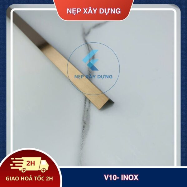 Nẹp inox v304 10mm