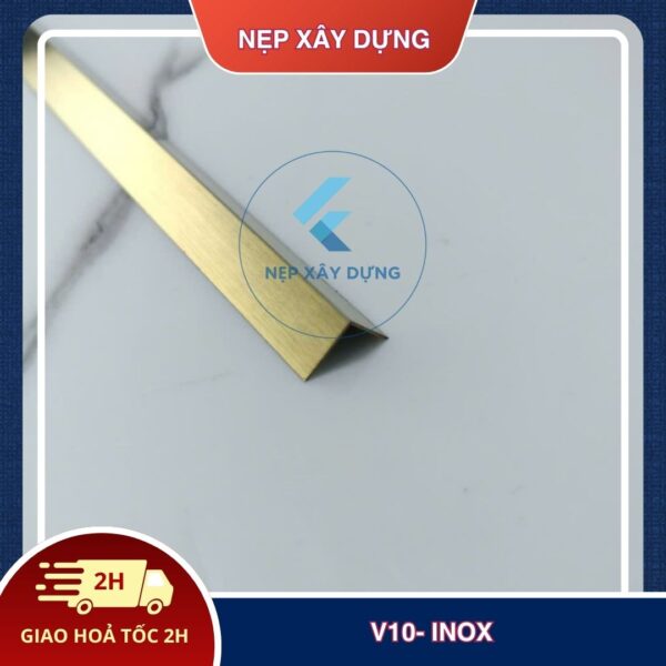 Nẹp inox v304 10mm