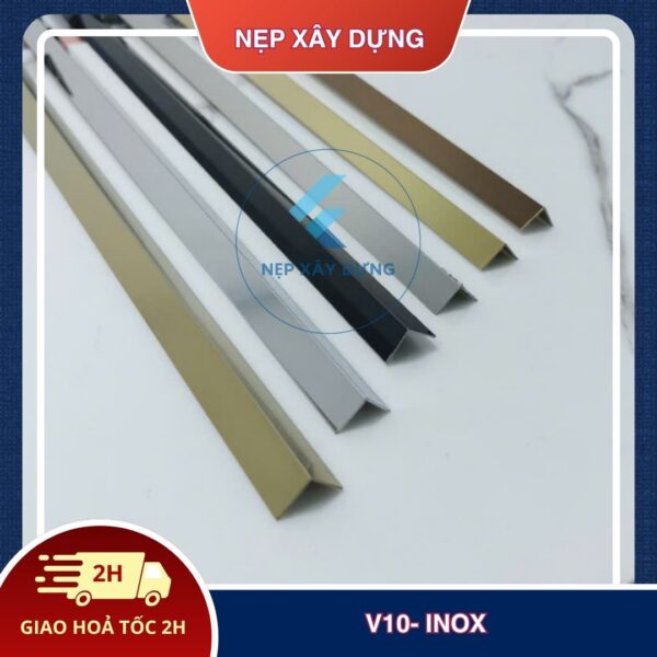 Nẹp inox v304 10mm