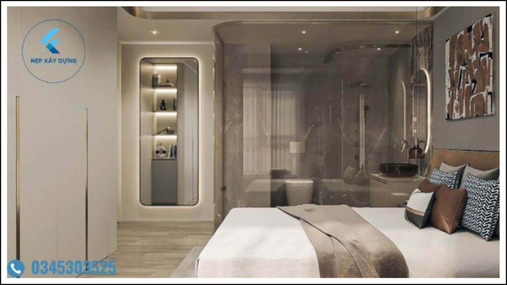Nẹp inox ứng dụng trong phòng ngủ