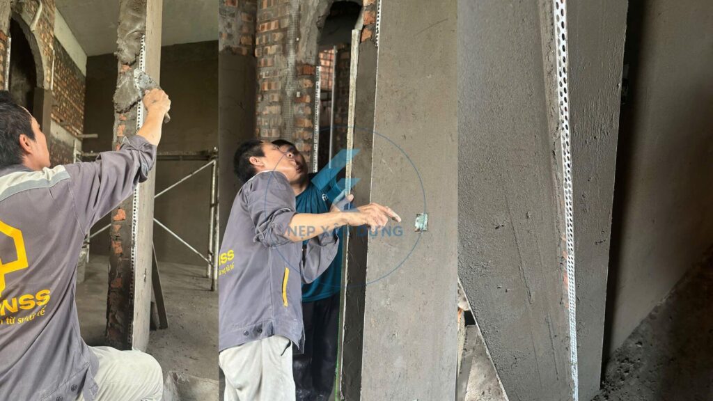Hình ảnh thực tế và thi công nẹp nhựa TG10V