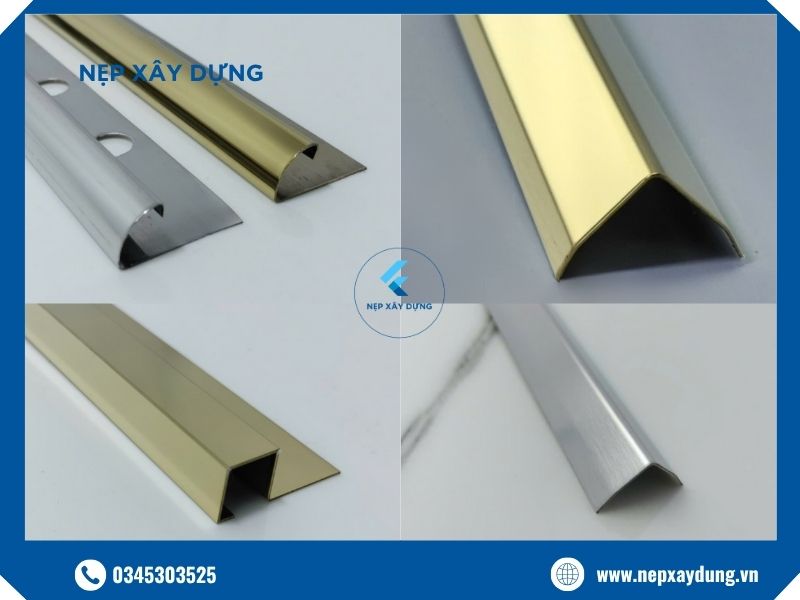 Nẹp inox góc tường
