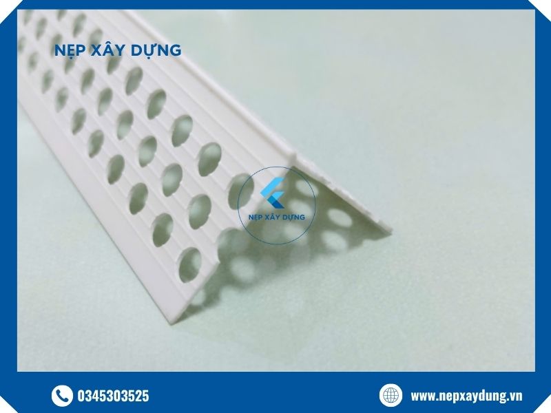 nẹp nhựa pvc chữ V ốp góc