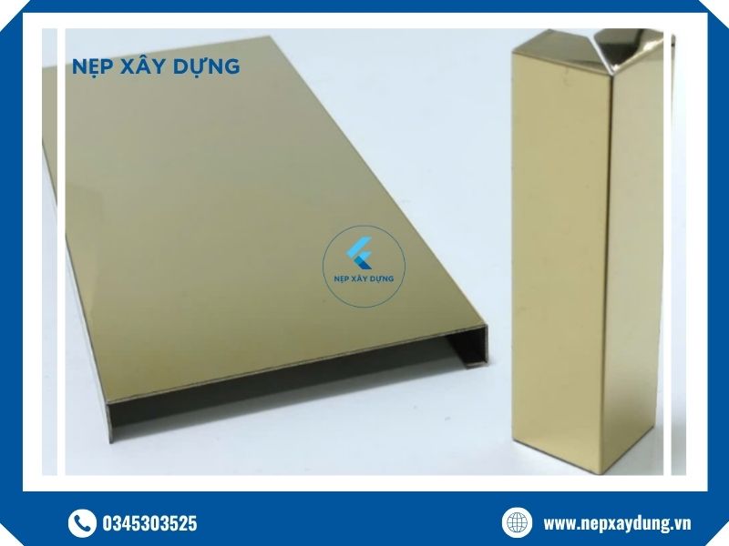 nẹp chân tường inox
