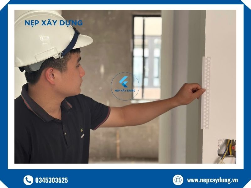 Ứng dụng thi công nẹp nhựa