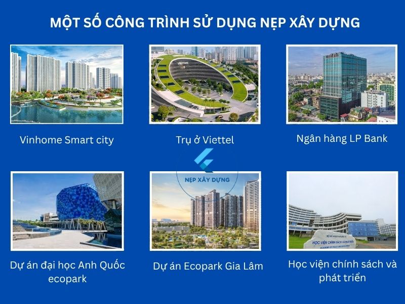 các dự án sử dụng Nẹp Xây Dựng