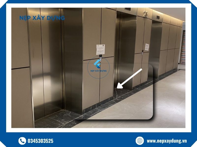 ứng dụng nẹp chân tường inox