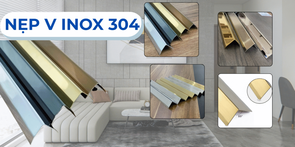 Nẹp V Inox 304
