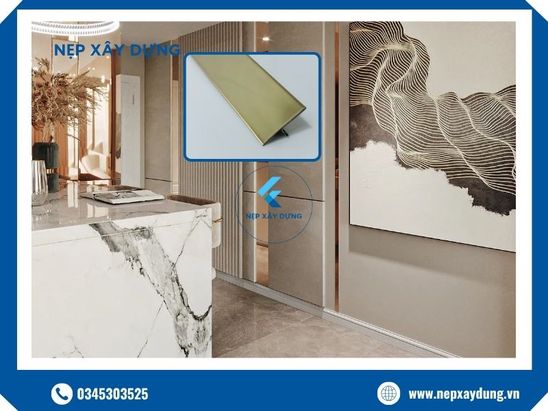 Ứng dụng nẹp trang trí nội thất