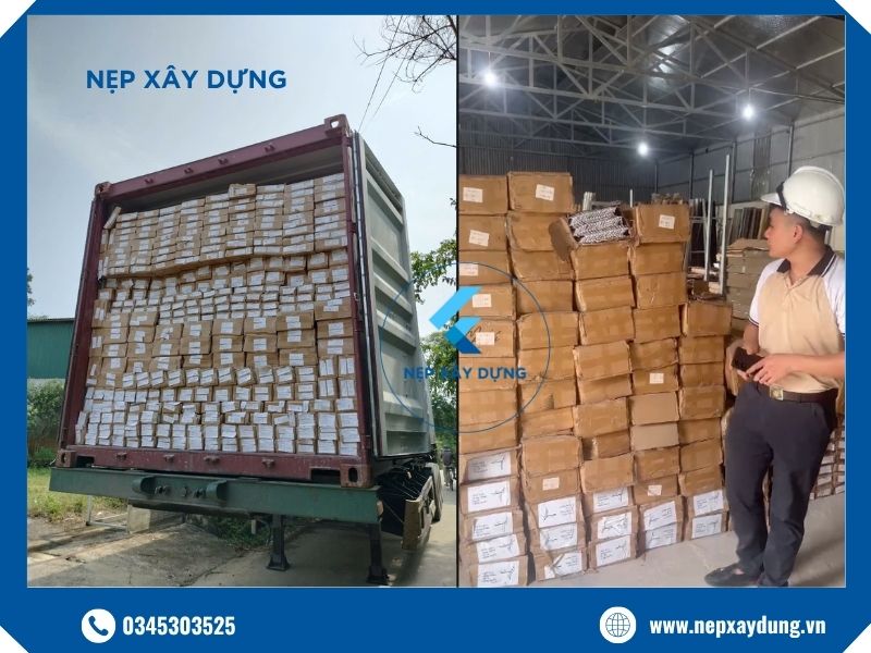 Kho hàng nẹp góc trát tường