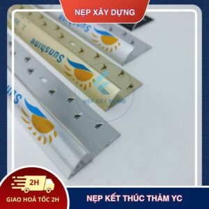 Nẹp kết thúc thảm YC tổng hợp màu sắc