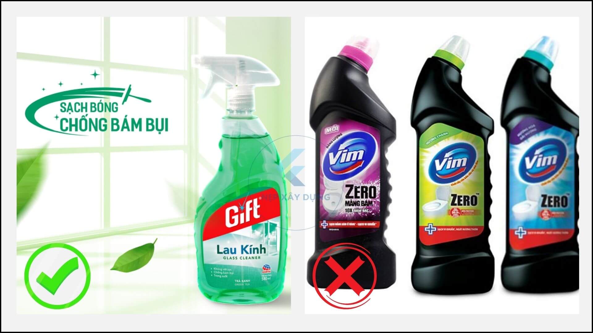 Vệ sinh nẹp bằng chất tẩy rửa trung tính