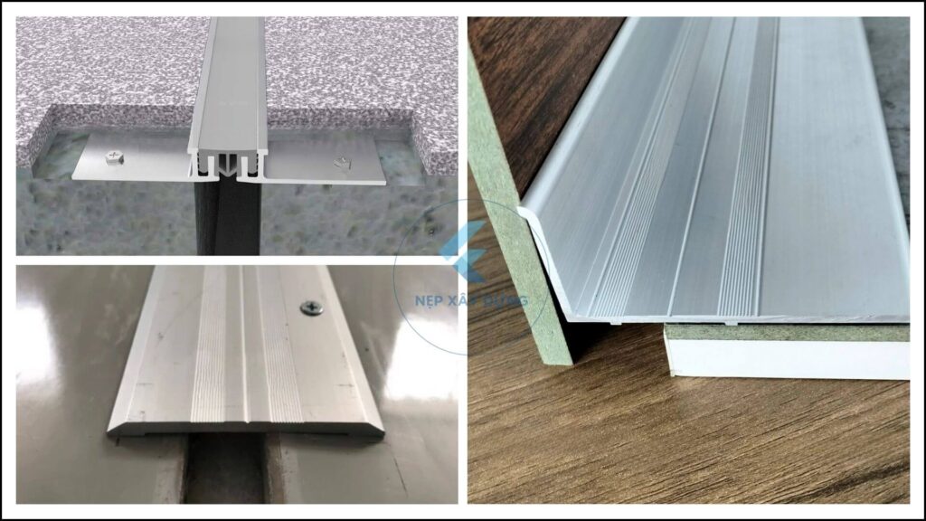 Hình ảnh ứng dụng của một số nẹp khe co giãn