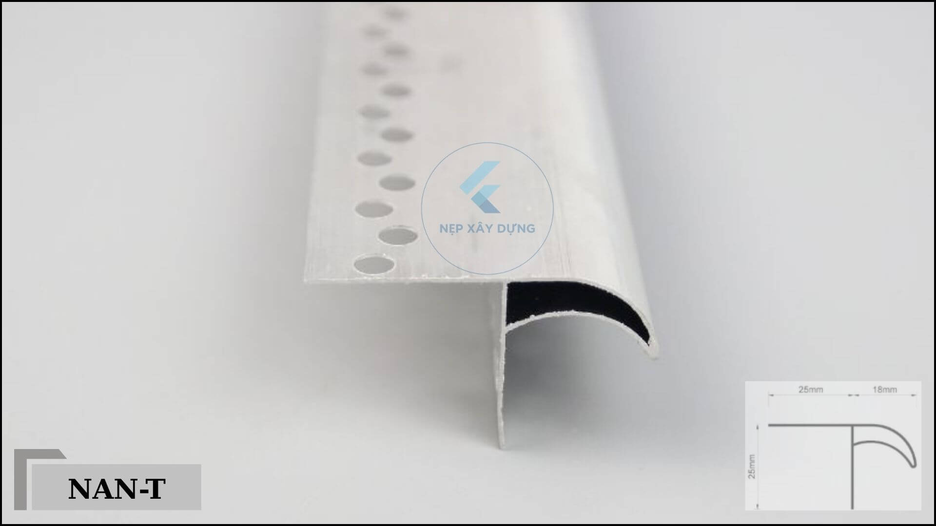 Hình ảnh nẹp nhôm ngắt nước trên