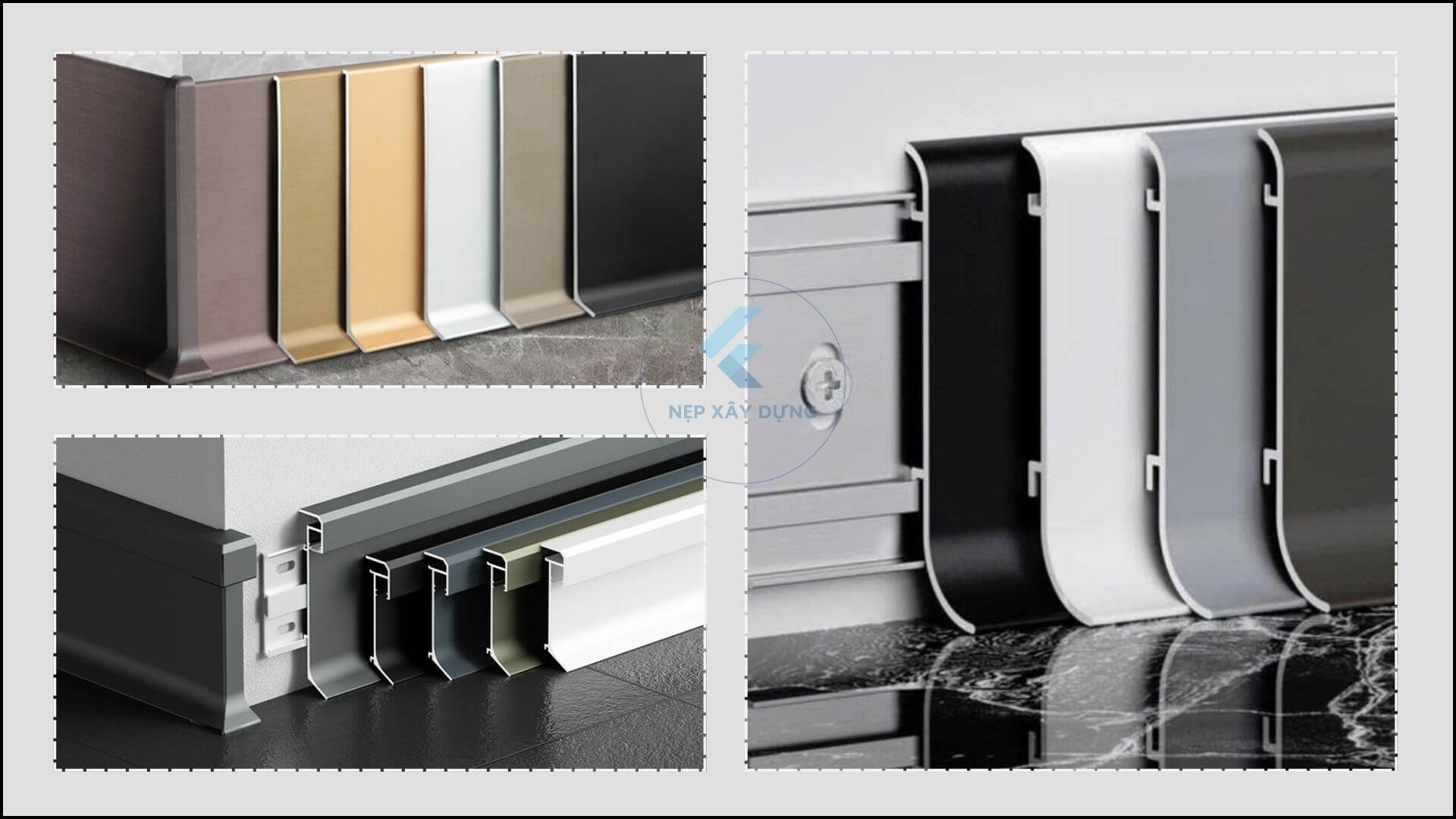 Sản phẩm nổi bật của len chân tường nhôm