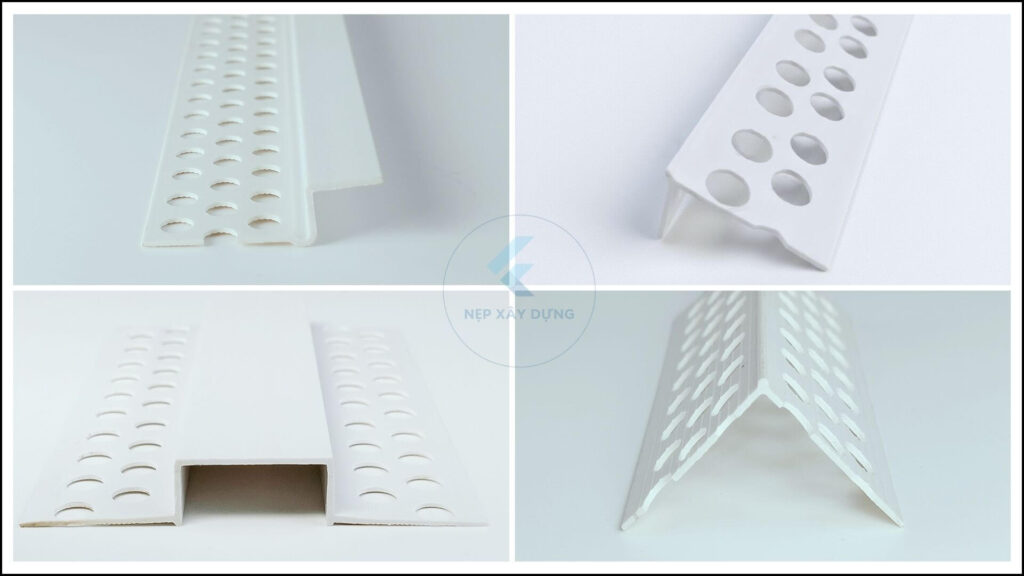 Hình ảnh các loại nẹp nhựa trần nhà thạch cao