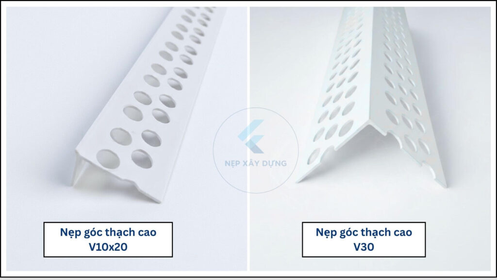 Hình ảnh nẹp nhựa chữ V phổ biến